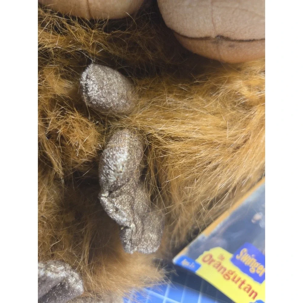 Vtg 2000 Toys R Us Stuffed Animal Planet Monkey Orangutan Swinger & Baby w/Tags